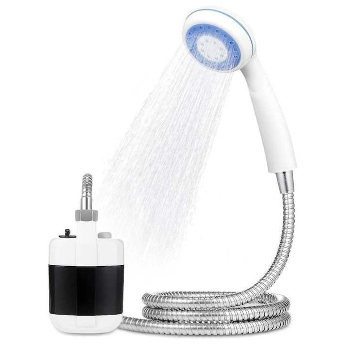 Dus portabil multifuncțional,2200mAh,încărcare USB,furtun 1.5m,set,nou