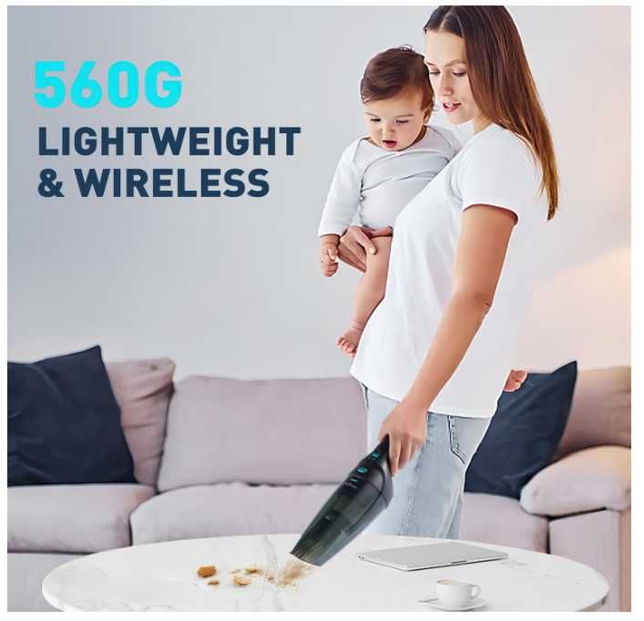 Nou Aspirator portabil Homekane putere mare 9500kpa