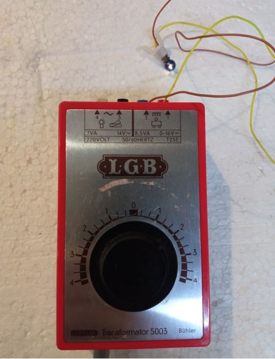 LGB Lehmann transformator 5003
alimentator/variator pentru trenuleț el