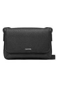 Geanta CALVIN KLEIN, crossbody, piele ecologica, Negru