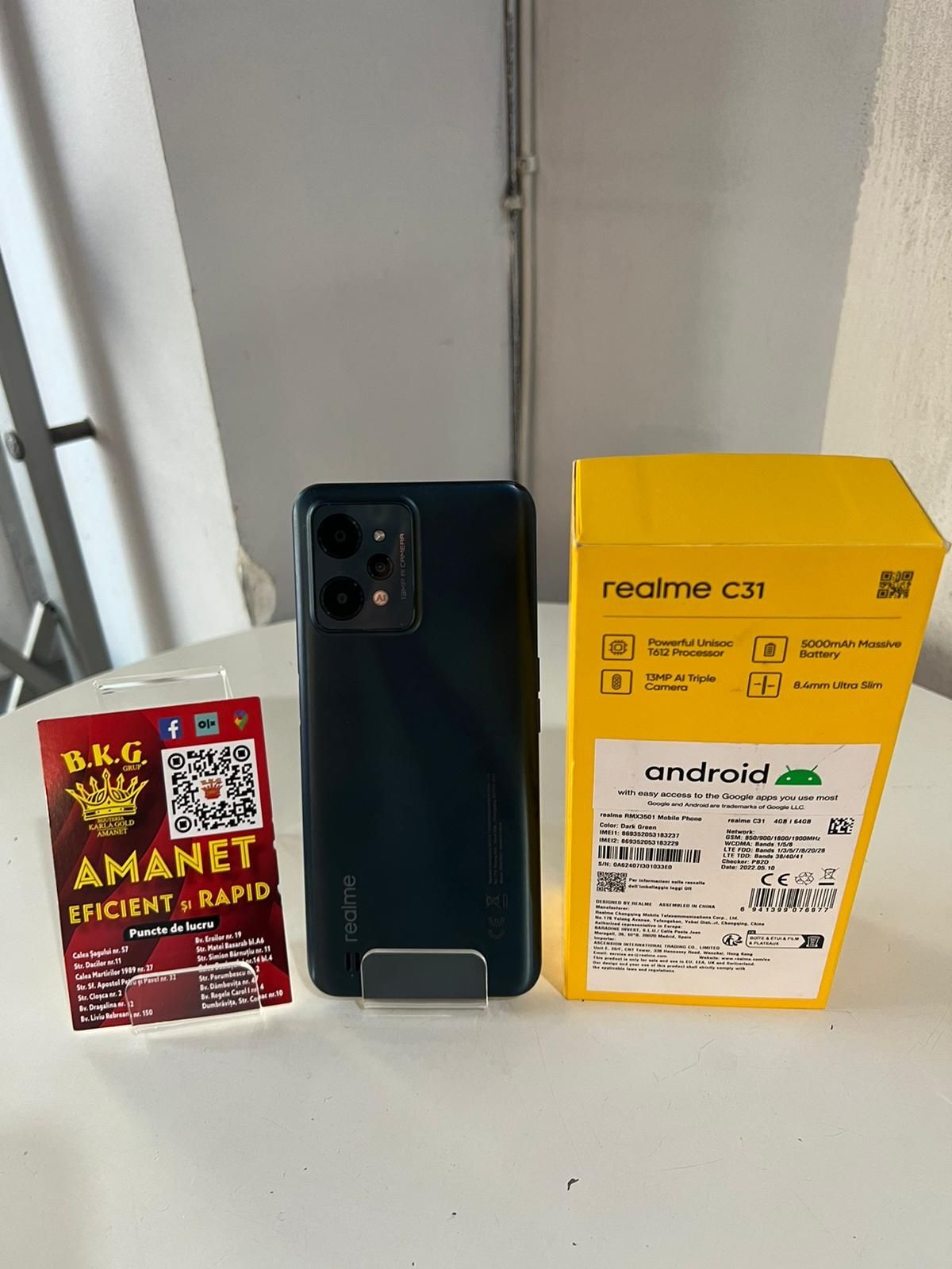 RealMe C31 Amanet BKG