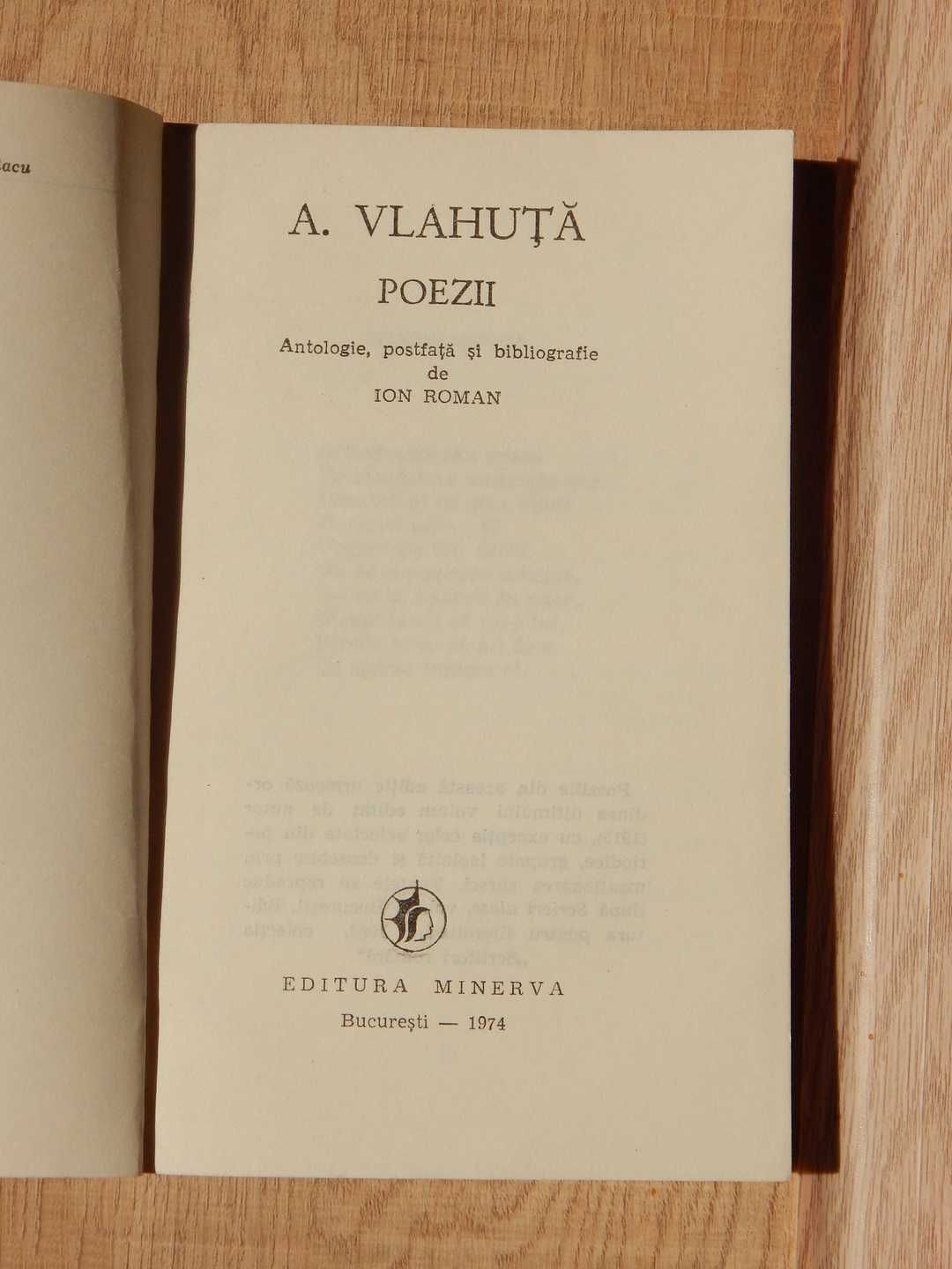 Poezii Alexandru Vlahuta ed Minerva 1974