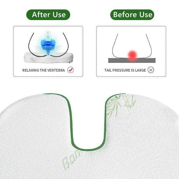 Ортопедична, анатомична възглавница с мемори пяна и бамбукови нишки