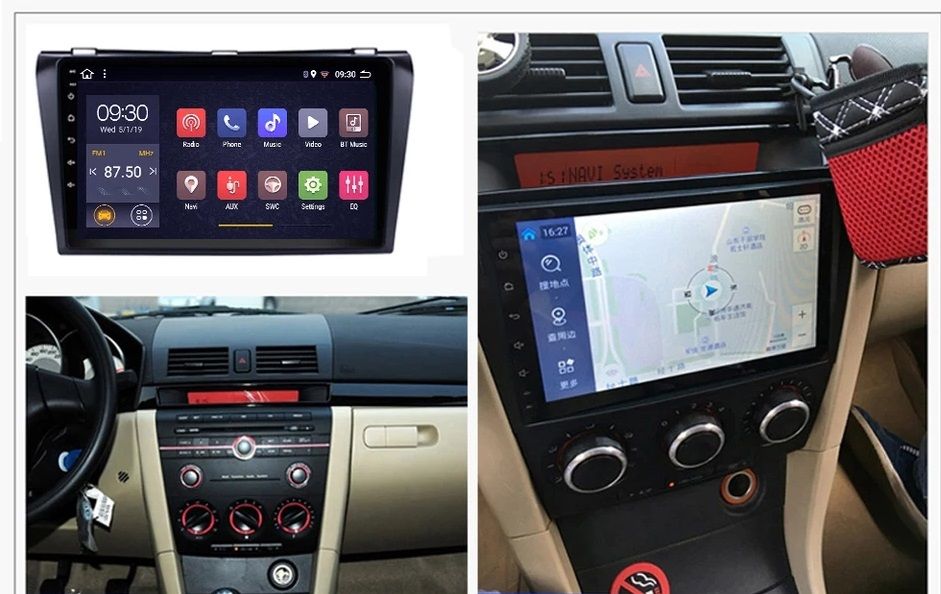 Navigatie Mazda 3 ( 2003 - 2010 ) Android Garantie Camera Marsarier