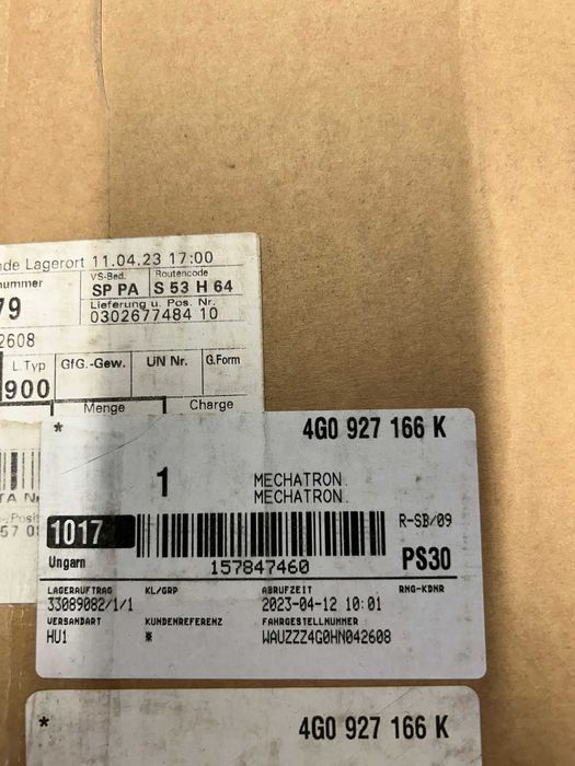 Mecatronic original Audi A6 / A7 / A8 – Cod 4G0927166K – Nou