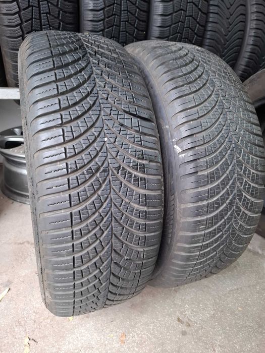 2 Всесезонни Goodyear 195/55/16 ДОТ23 7мм (безплатно поставяне)
