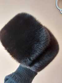 Шапка мужская зимняя норковая натуральная