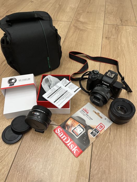Canon m50 Mark II + 2 объектива