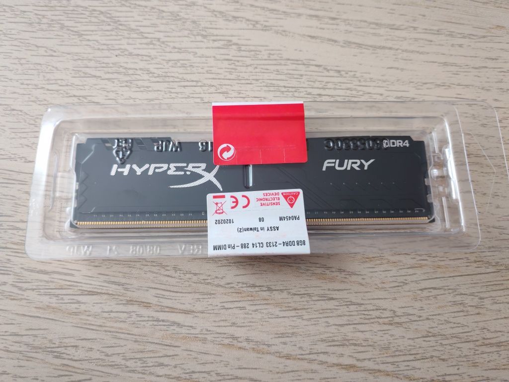 RAM DDR4 8 GB  Hyperx Fury
