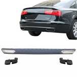 Audi A6 C7 4F S line W12 спортен дифузер за задна броня Ауди А6 4Ф Ц7