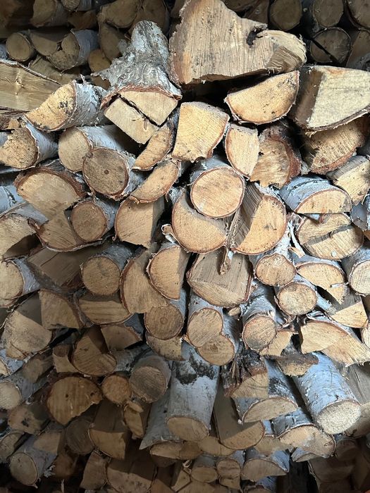 Дрова березовые колотые
