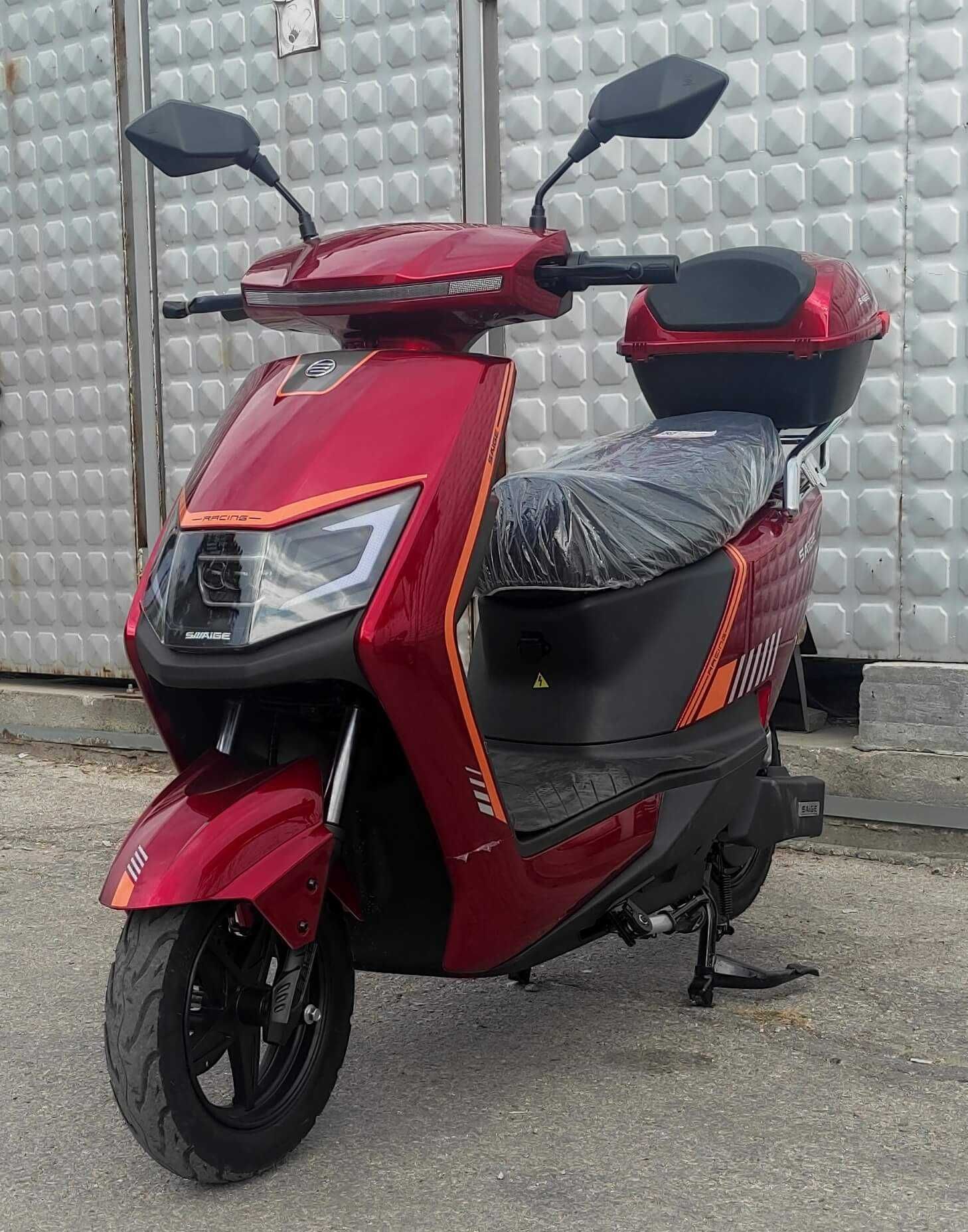 Електрически скутер EcoWay модел ZL20 2000W 72V Бордо