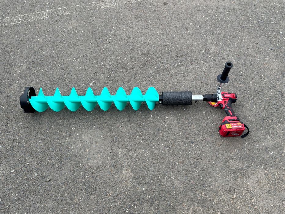 Шуруповерт ледобур  +  шнек (1метр)