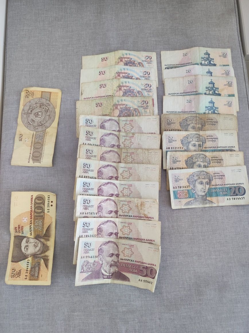 Стари български левове, нумизматика