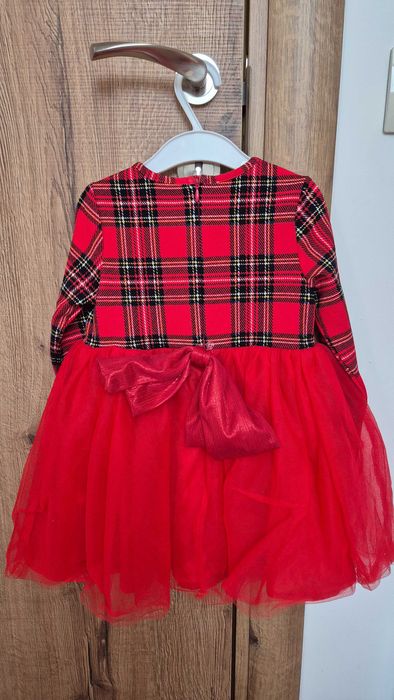 Коледна детска рокля р.р 98/104