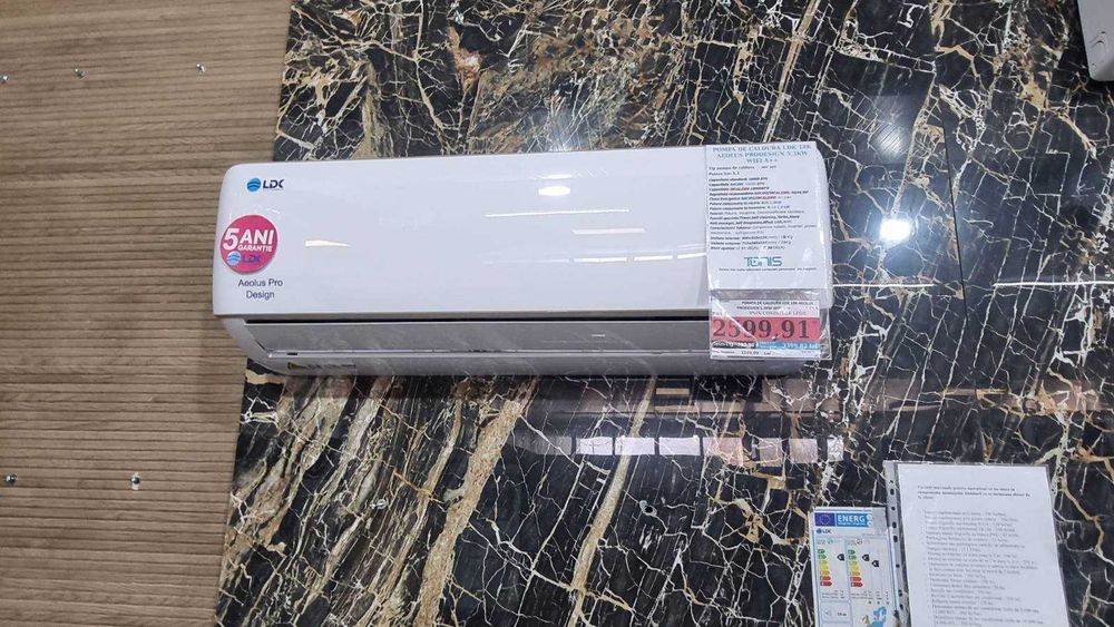 Инверторен стенен климатик LDK 13.6K AEOLUS PRODESIGN 4.0KW WIFI A++