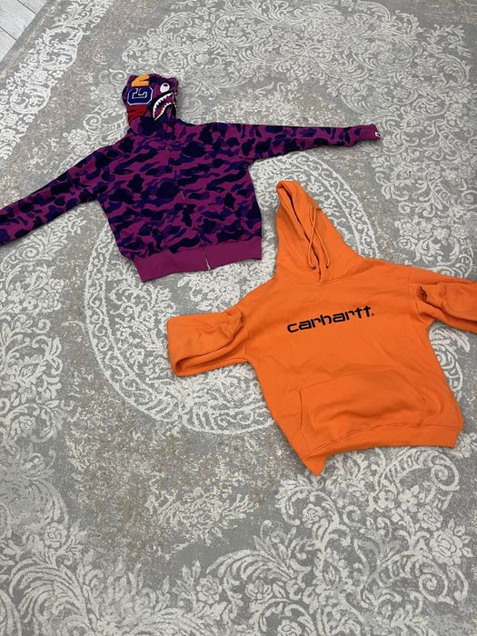 толстовки bape и carhartt