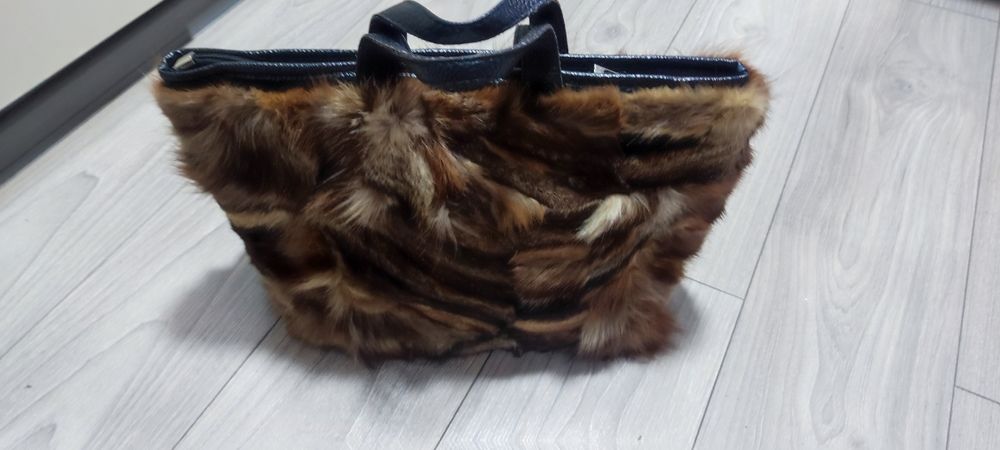 Чанти естествена косъм лисица