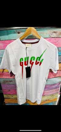 Тениски бяло и черно Gucci -унисекс