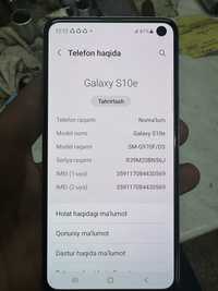 Samsung s10 e telefon