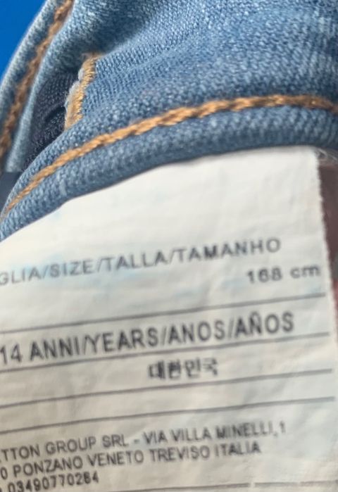 Унисекс дънки на United colours of BENNETON - 168cm