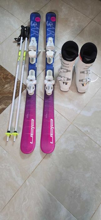 Детски ски комплект 2024г . Използвани са 15 дни!