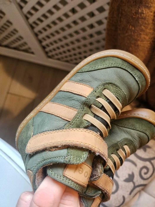 Ghete Barefoot impermeabile imblanite lana feltuita Koel piele nr 26