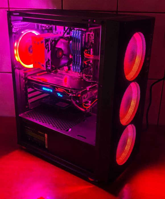 PC Gaming RGB RX580 8Gb, 16GB Ram