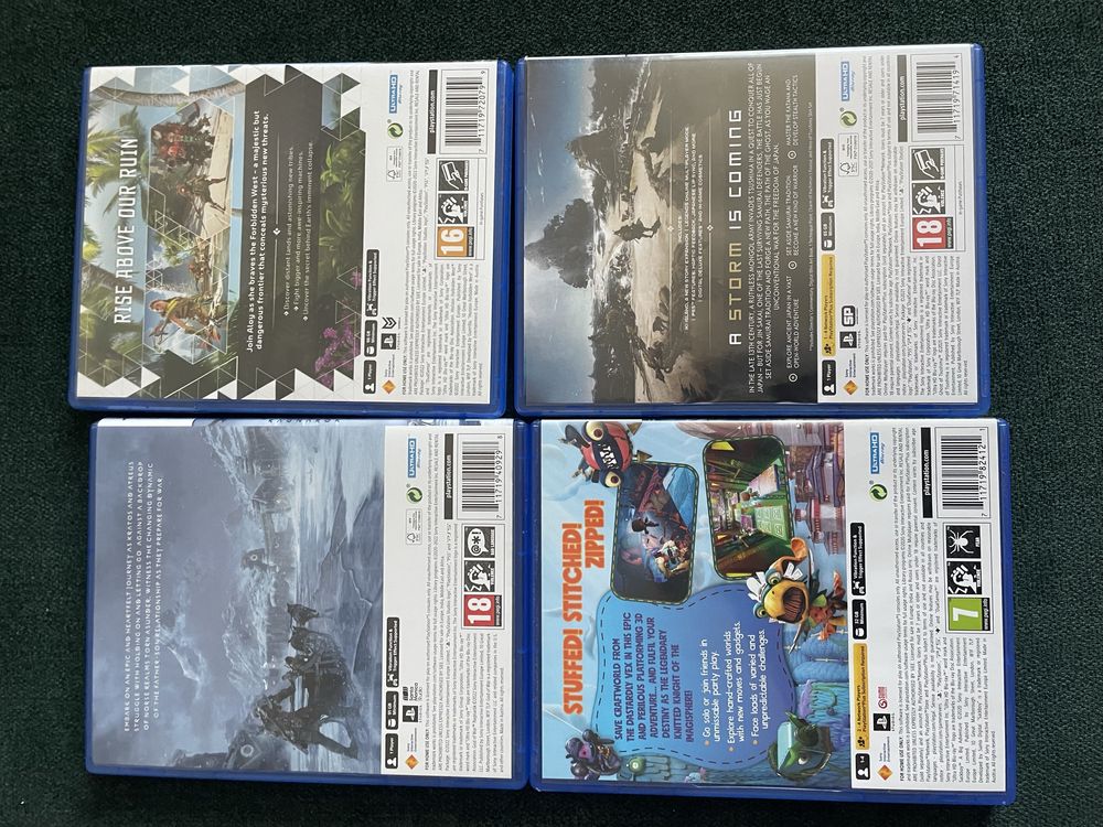 Игри за PS5 GHOSt,Horizon, God of War