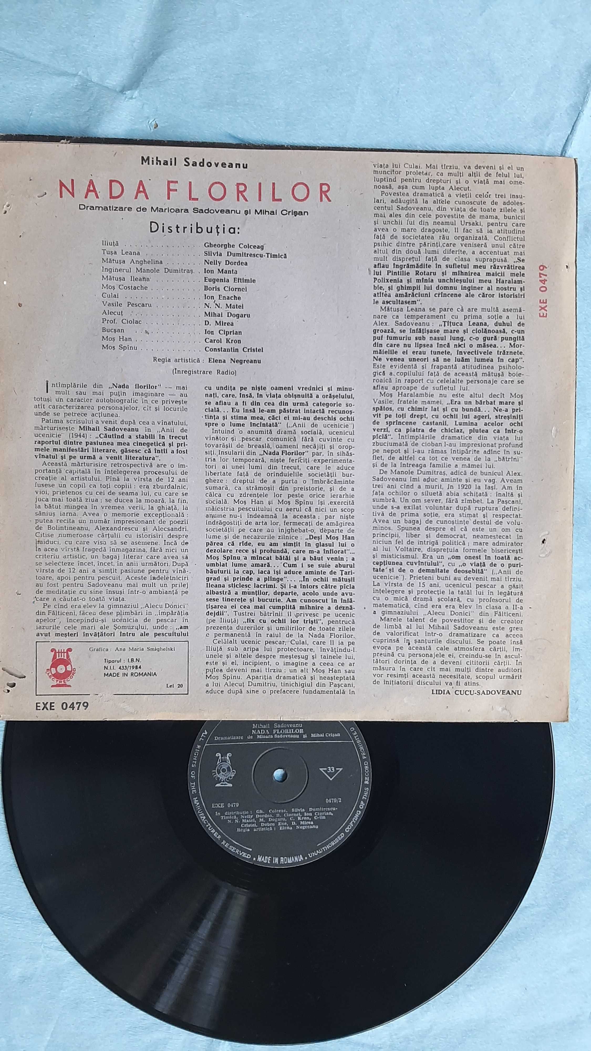 Viniluri LP, genul basme, povesti romanesti, Electrecord, Romania