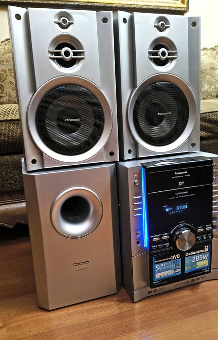 PANASONIC  Музыкальный центр 2.1.сабвуфер Bluetooth