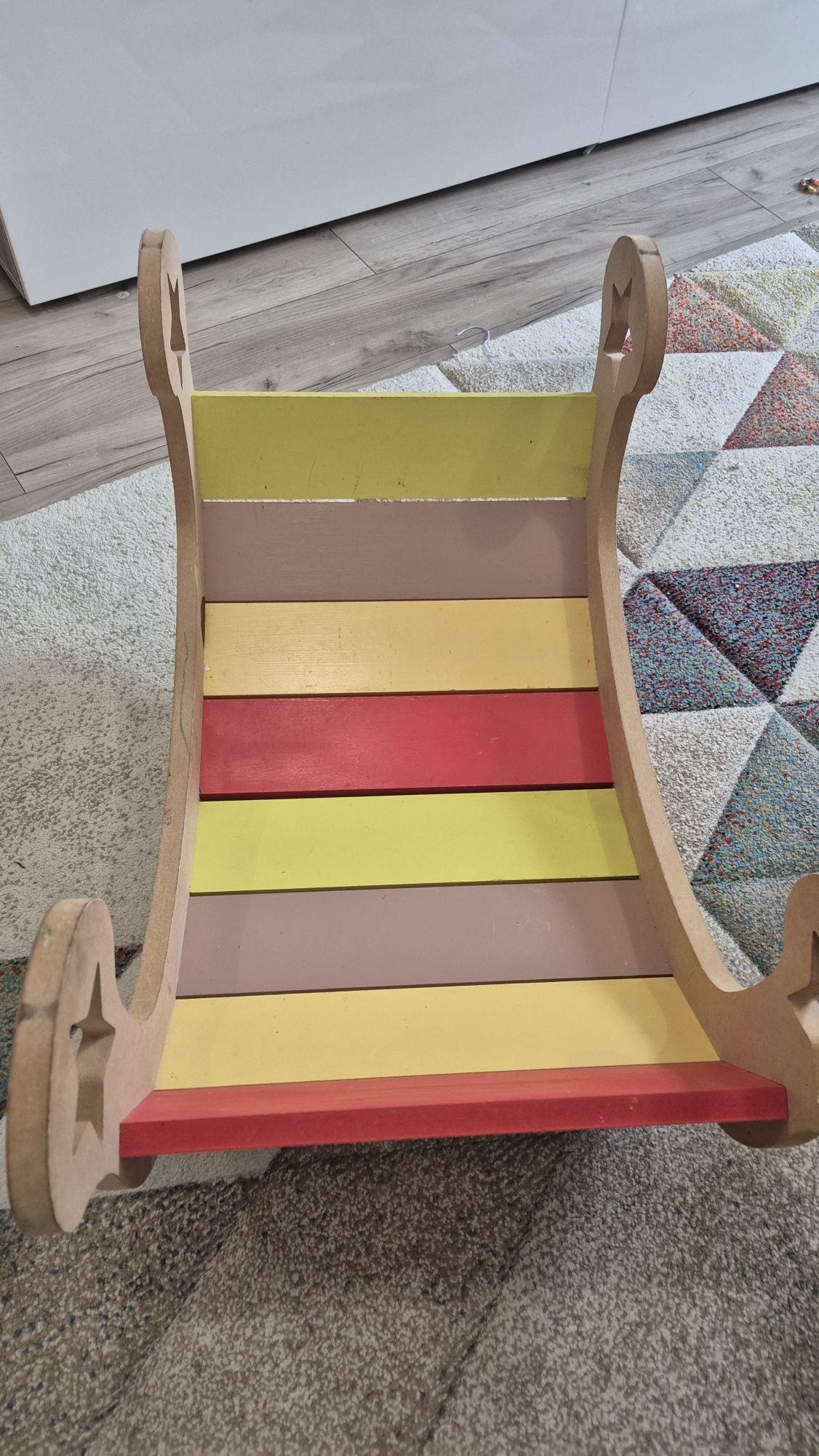 Rainbow rocker - balansoar copii lemn