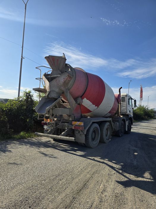 Autobetoniera Man si Pompa Beton Mercedes