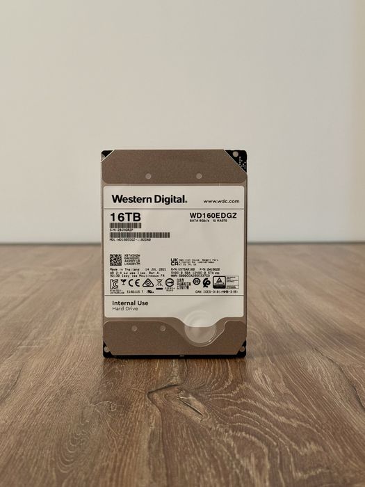 Western Digital 16TB – Хелиев HDD за NAS / Сървър / PC / Enterprise