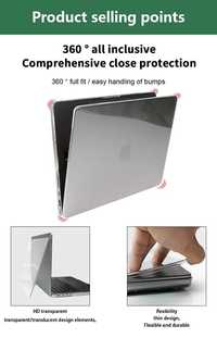 Husa protectie Apple Macbook Pro 16 carcasa A2141 transparenta