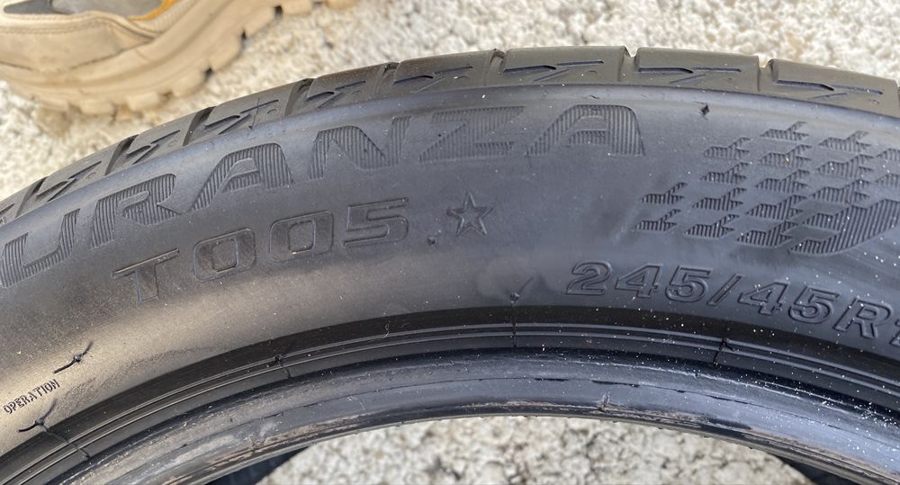 245/45r18 Vara Bridgestone Run Flat DOT1020 stare excelenta