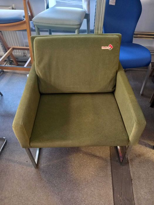 Fotoliu tapiterie verde 1 bucata