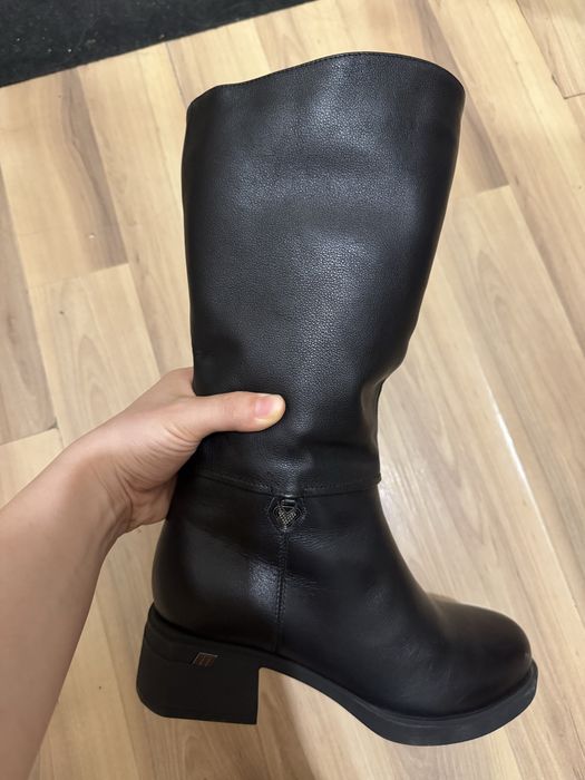 Сапоги зимние из натуральной кожи