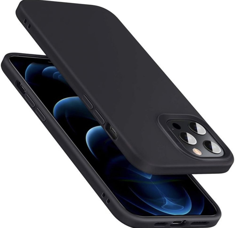 Iphone 13/14/15/16 PRO MAX - Husa Slim Silicon cu Acoperire Camera