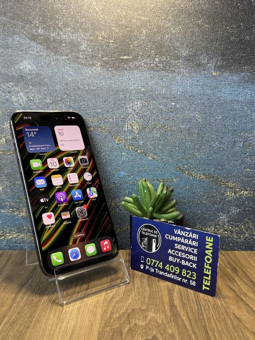 Iphone 14 pro max/256gb/2Ani Garantie Centrul de Telefoane/rate