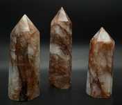 Cristale/Minerale - Cuart Hematoid Rosu - set obeliscuri