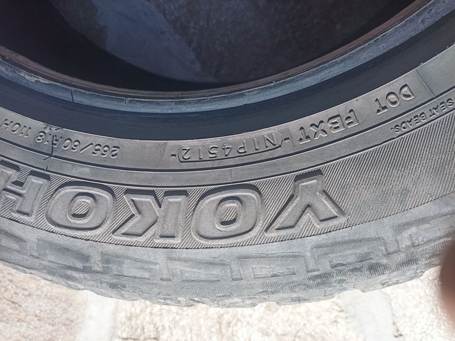 Yokohama Geolander 265/60/18 ,4 броя