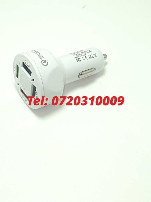 Superfastcharge Incarcator Auto Cu Patru Porturi Usb Partycharge