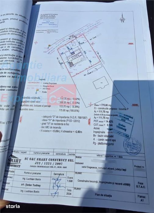 Casa noua + 775 mp teren, la Cogeasca, Letcani
