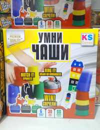 Топ игра " Умни чаши " игра за внимание и бързина