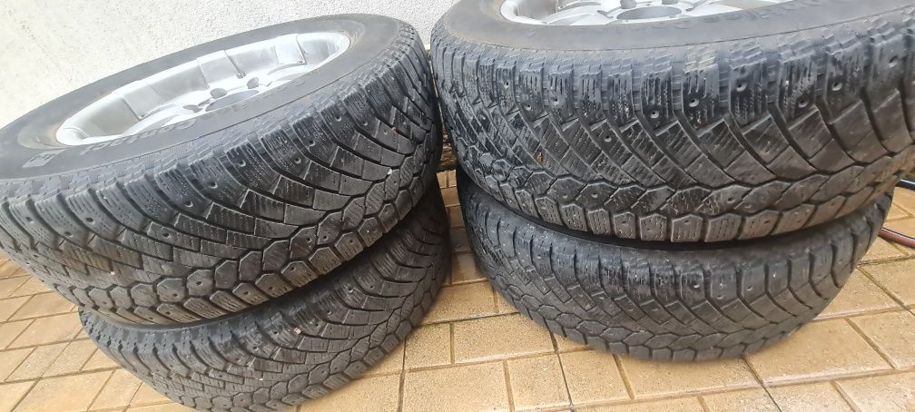 Set Roti (anvelopa ContiIceContact 4x4 + janta toyota) 265x60xR18