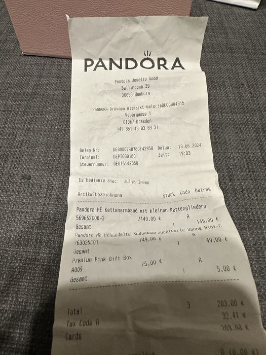 Brățară Pandora placata cu aur+ talisman perla de cultura