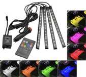 LED лента за автомобили Музикална RGB LED  Осветление за интериор