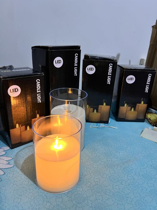 Свечи декоративные, вазы для декора