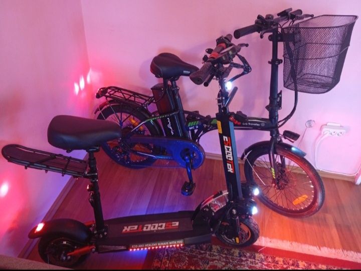 Trotineta și bicicleta electrică
